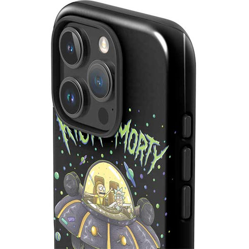 Adult Swim Rick and Morty Spaceship iPhone 16 Pro Max Impact Case